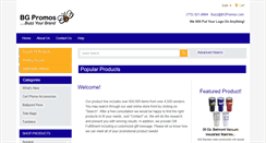 Desktop Screenshot of bgpromos.com